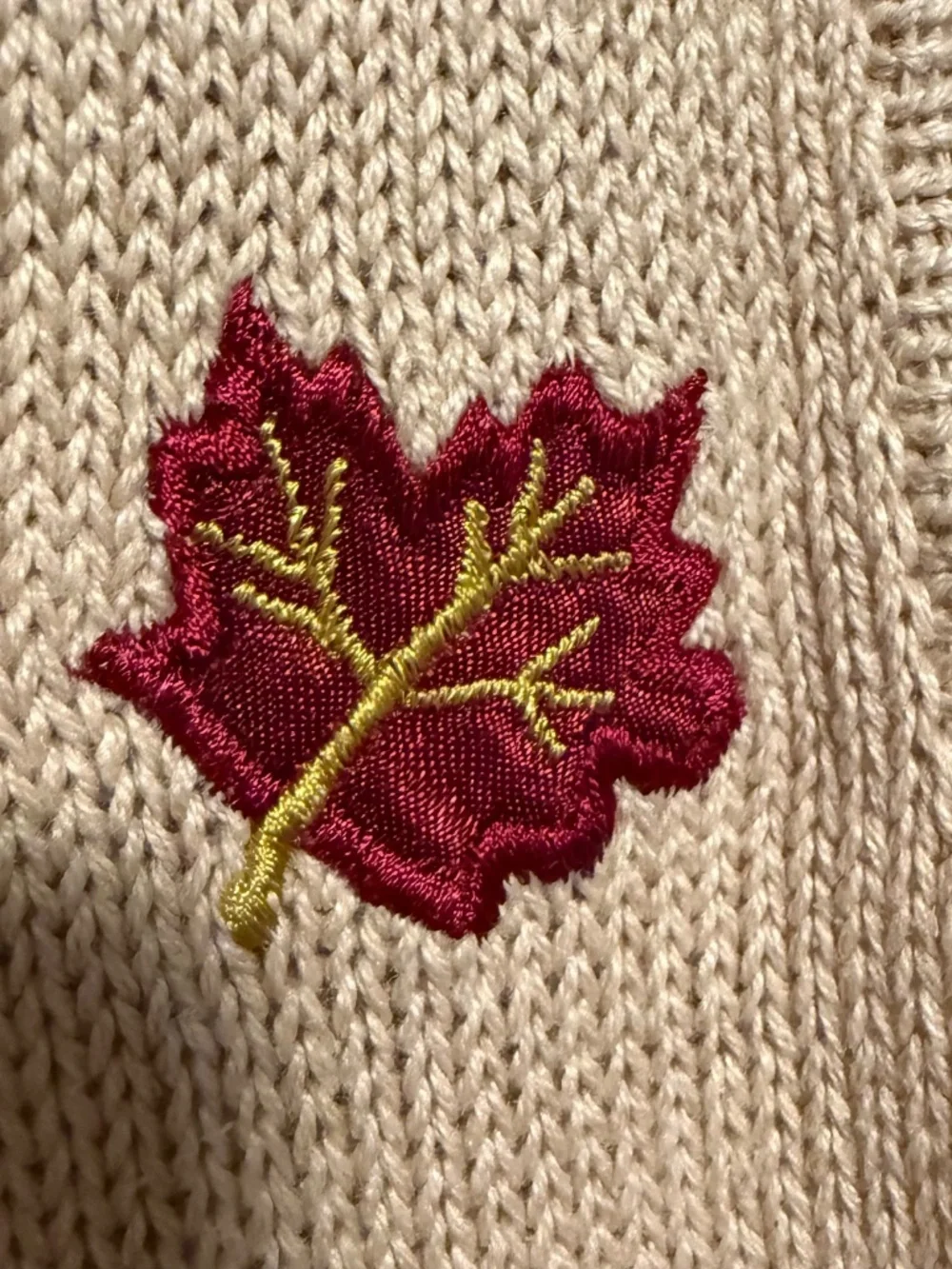 Vintage Bobbie Brooks 90's Fall Harvest Teacher Sweater Vest Button Front Small